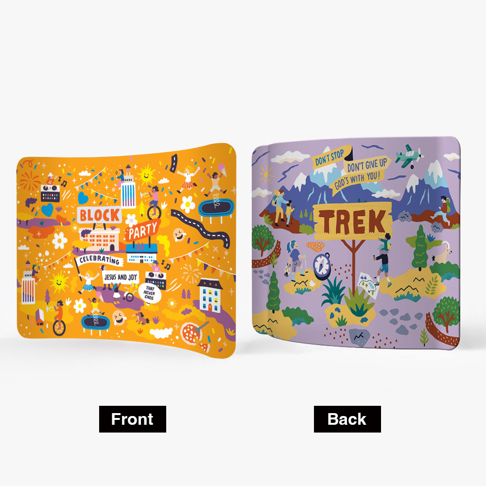 252 Kids Stage Prints - 10' Curved Display (April-May)